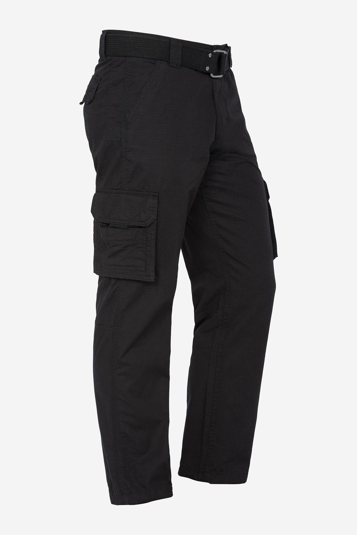 Men's black cargo pants - Image n°6