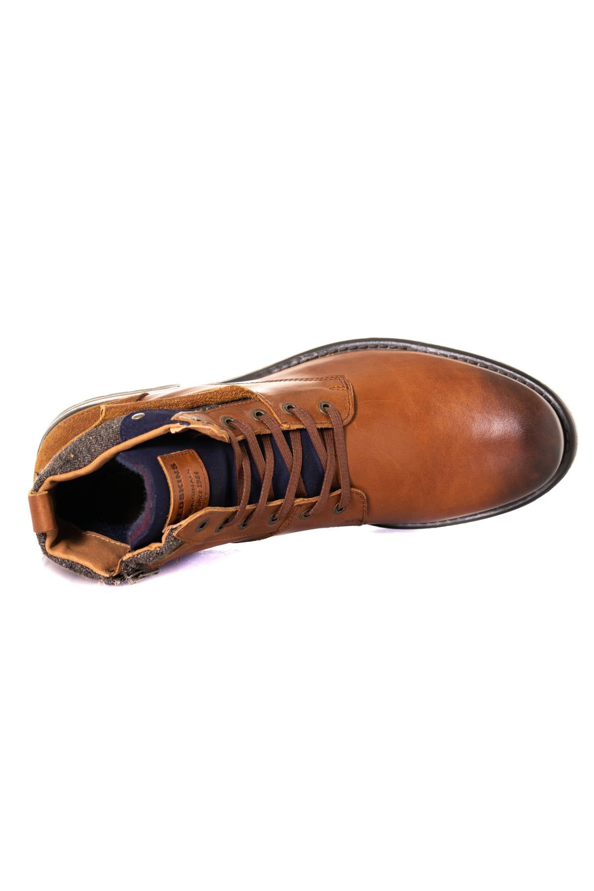 Cognac leather boots - Image n°3