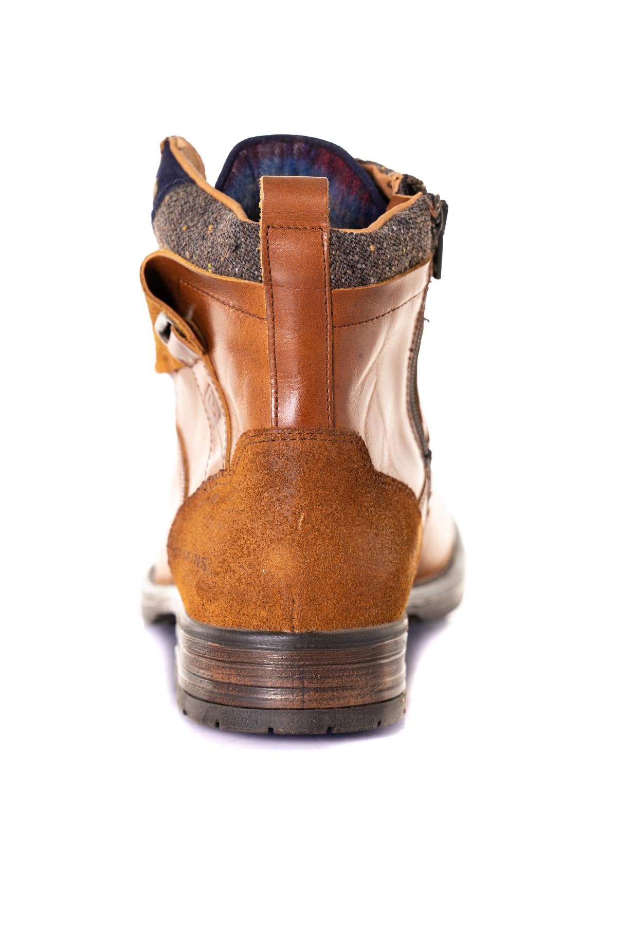 Cognac leather boots - Image n°6