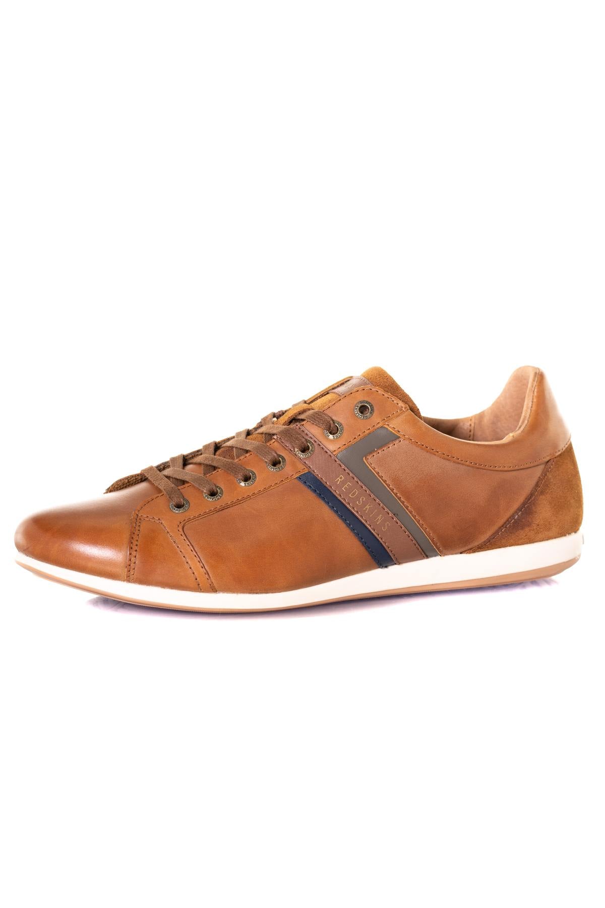 Light brown leather sneakers - Image n°8