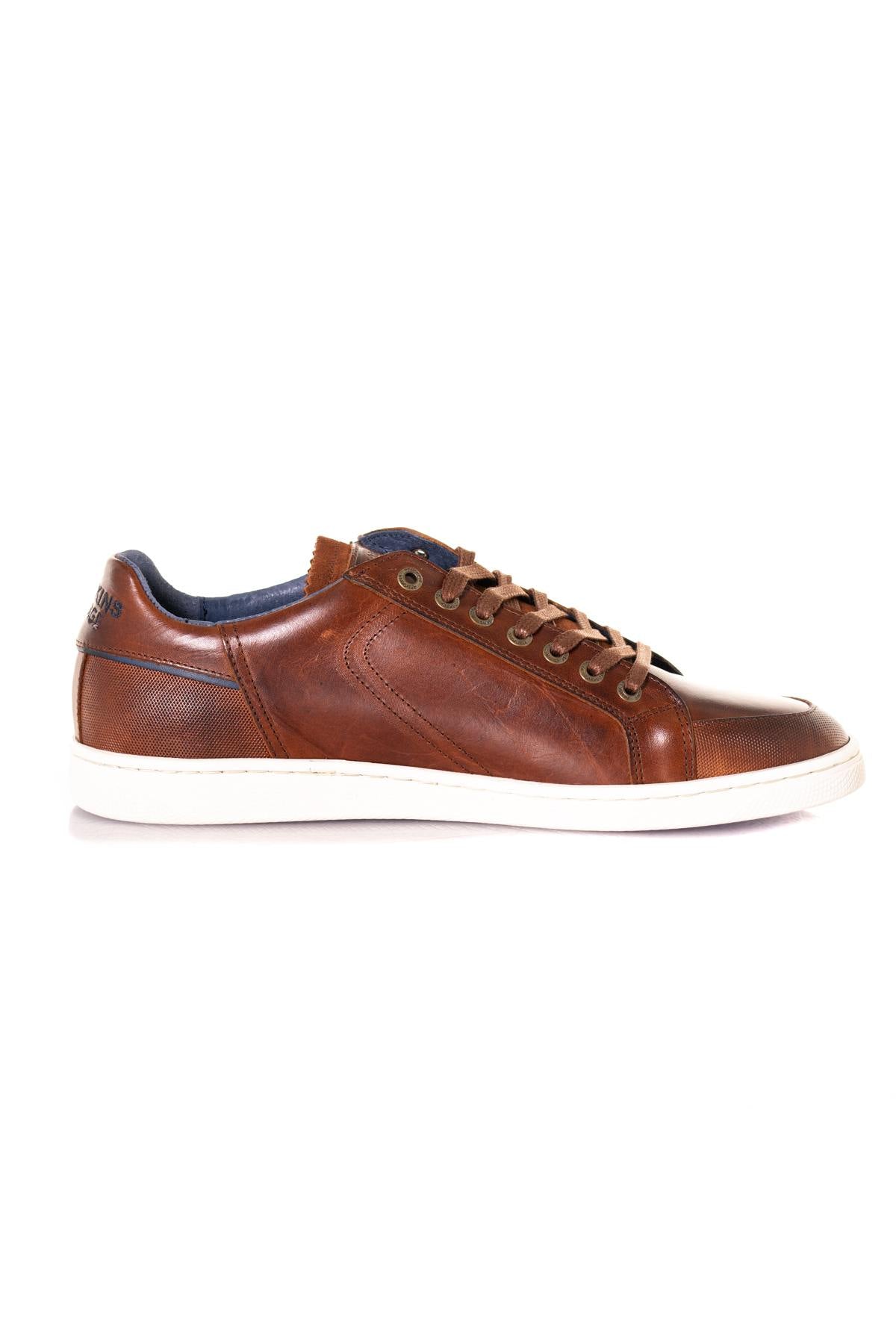 Brown leather sneakers - Image n°2