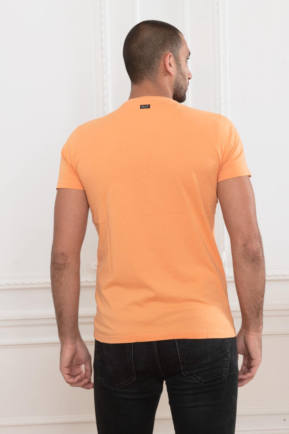 Orange men's t-shirt - Image n°4