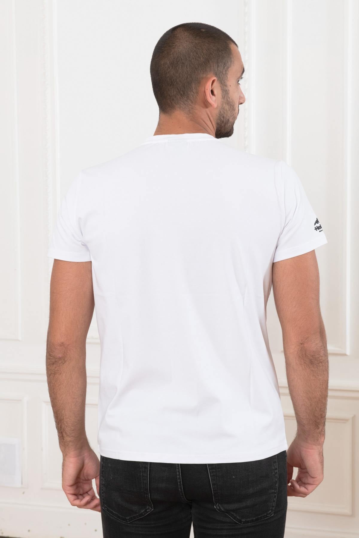 White round neck t-shirt - Image n°4