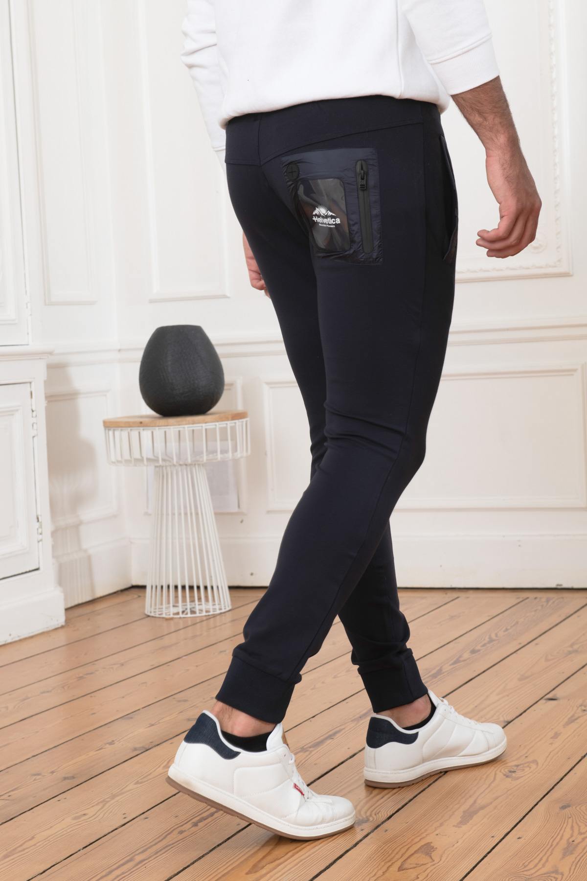 Navy jogging pants - Image n°2