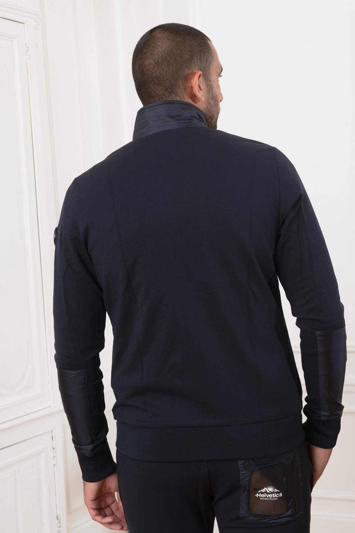 Men's navy blue sportswear jacket - Image n°6