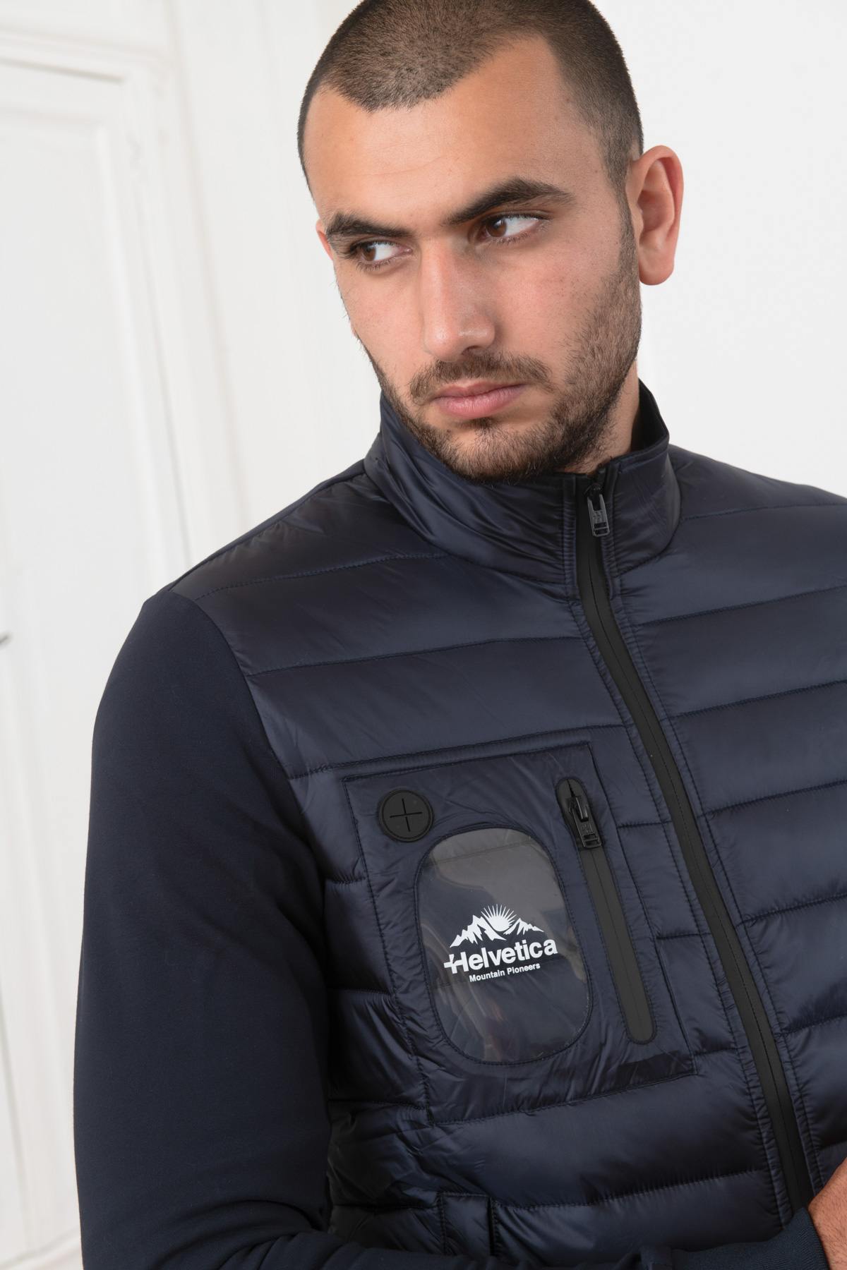 Men's navy blue sportswear jacket - Image n°8