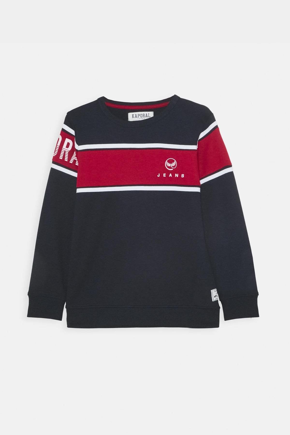 Children's navy blue sweater - Image n°1