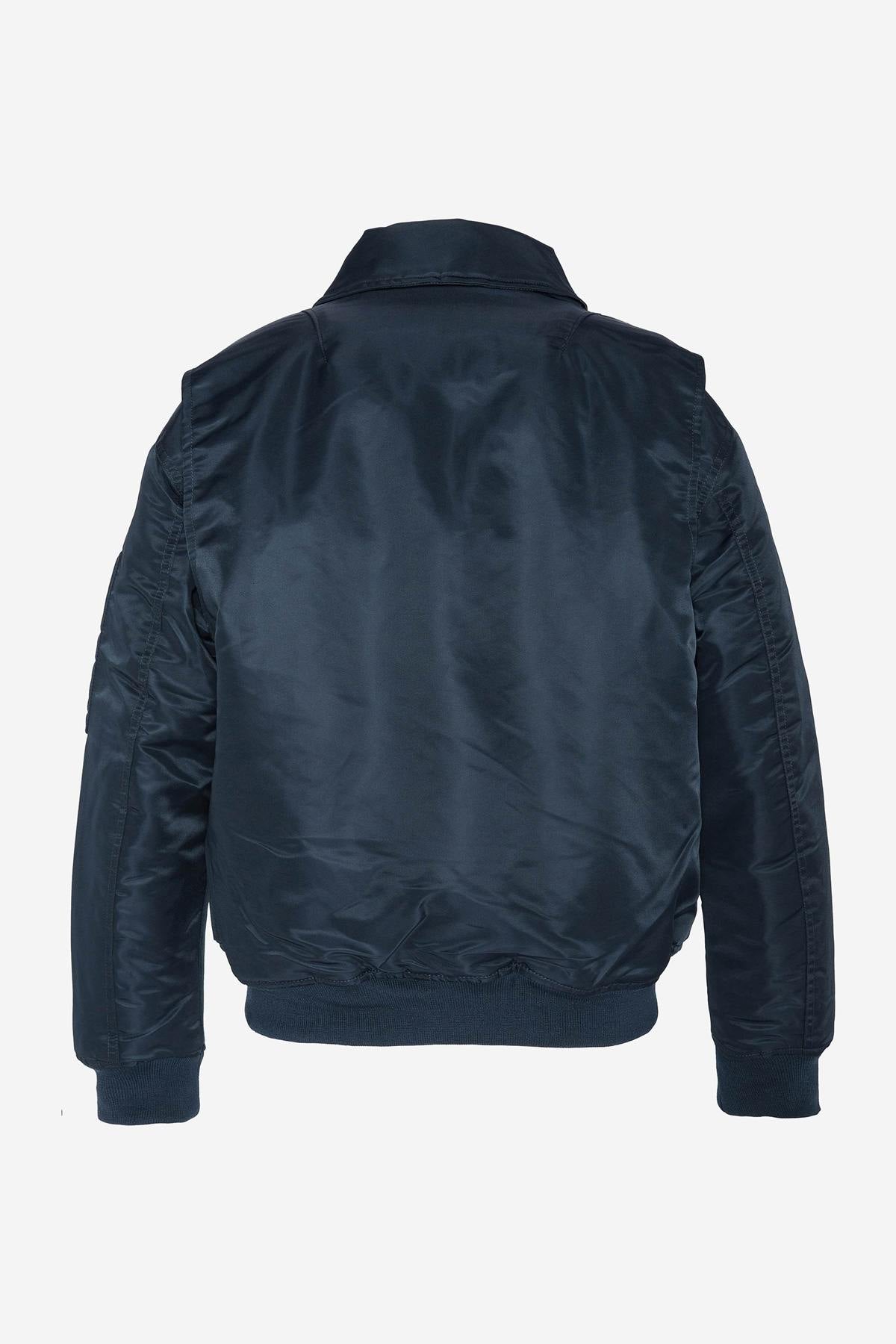 Retro 90's navy blue bomber jacket - Image n°7