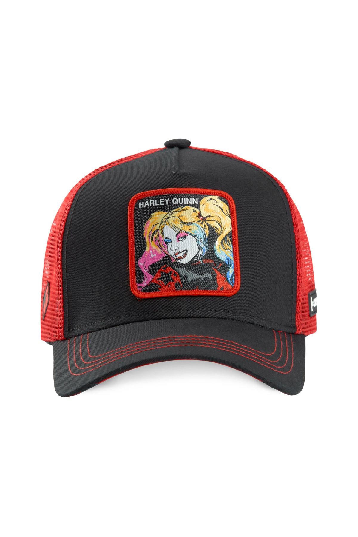 Black and red Harley Quinn cap - Image n°2