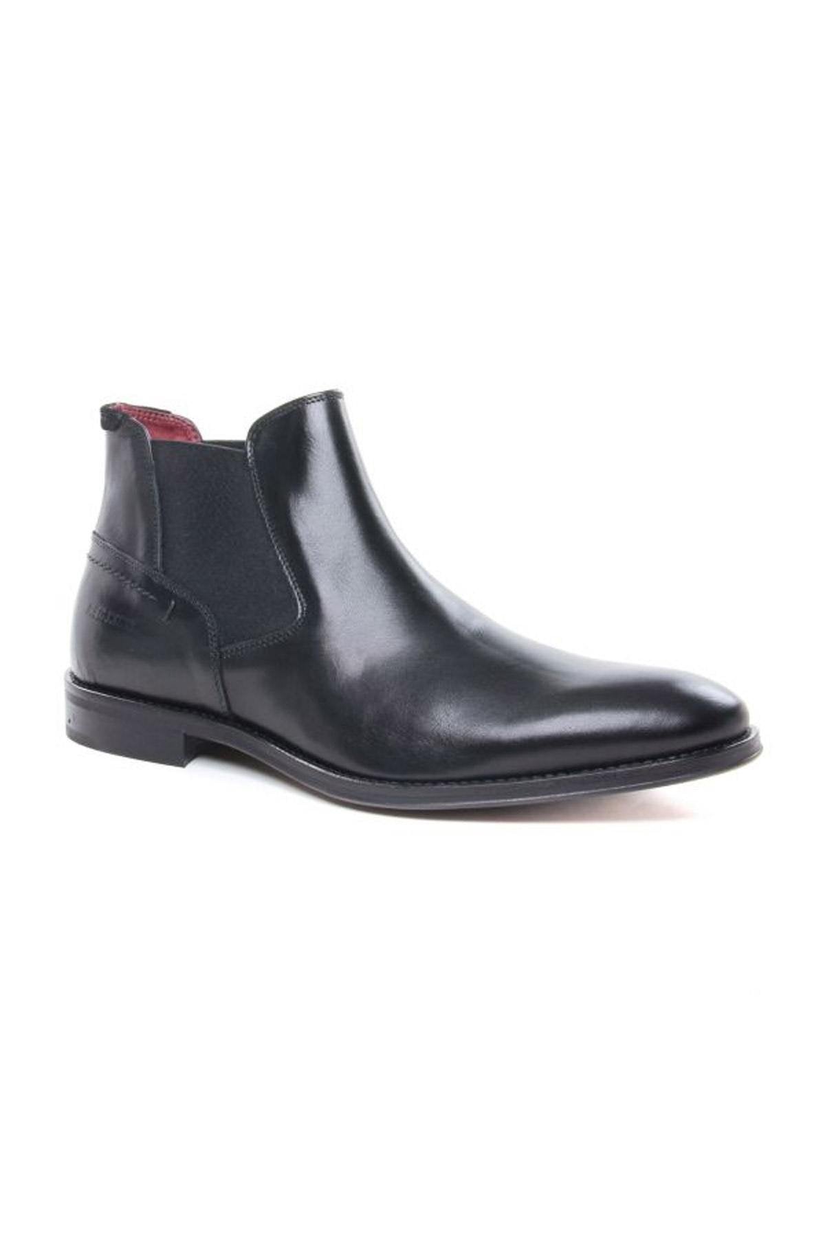 Black Chelsea boots for men - Image n°2