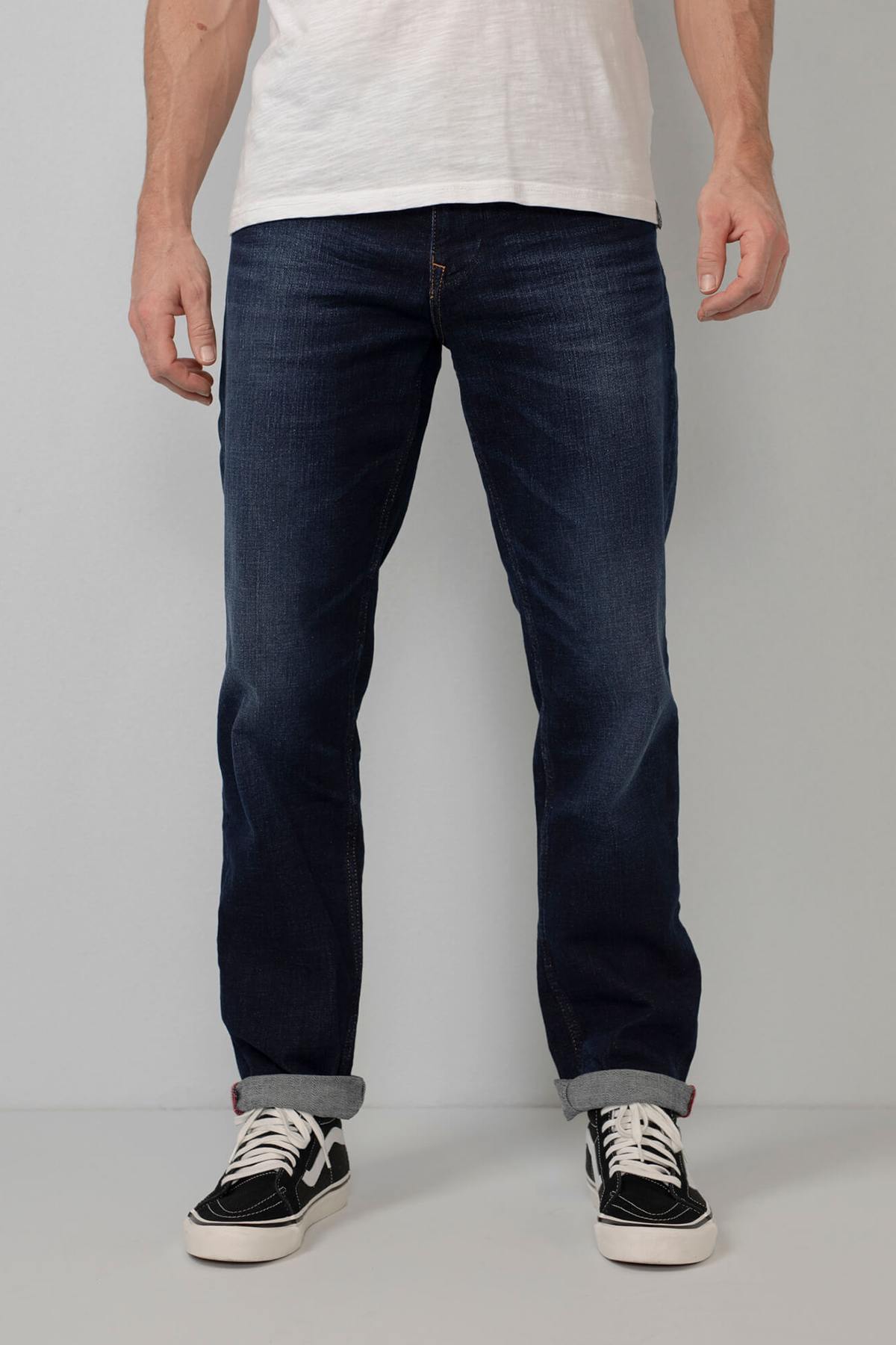 Men's raw blue jeans - Image n°1