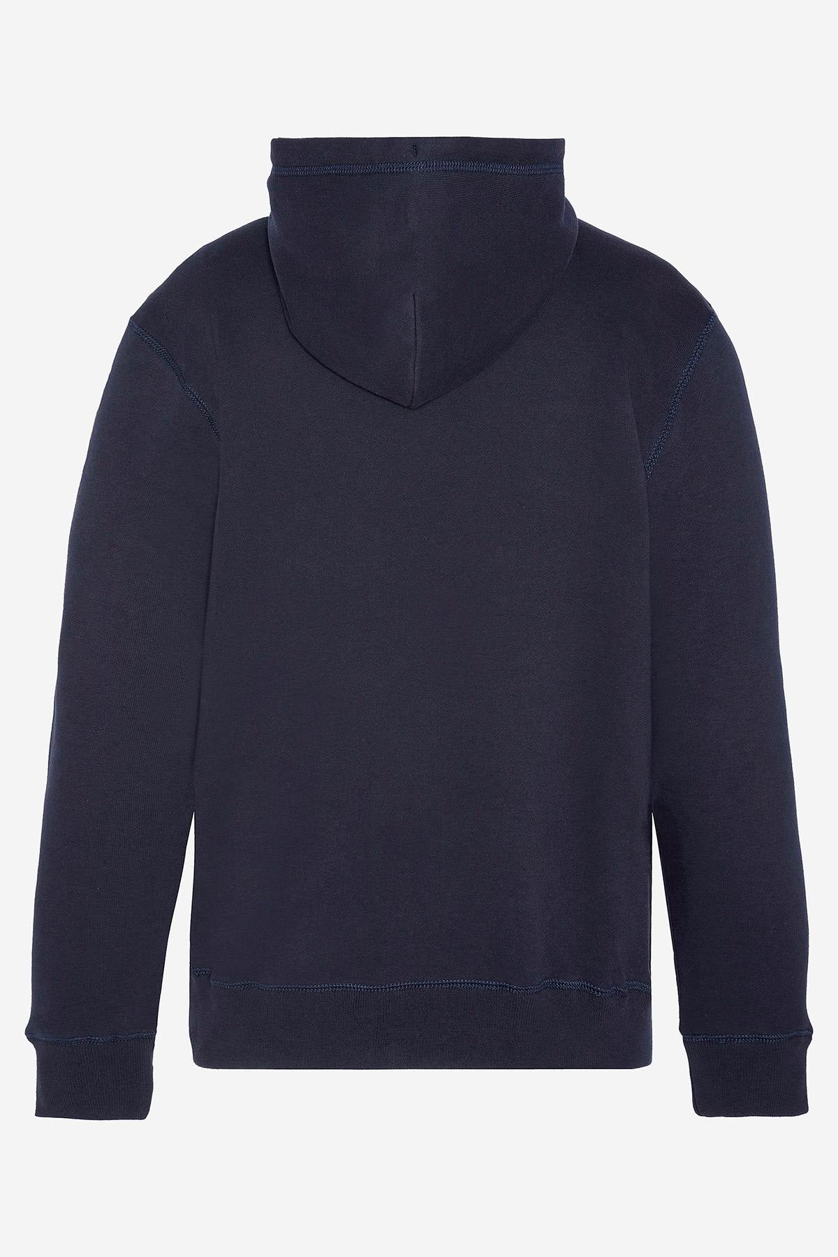 Navy Hooded Sweater - Image n°2