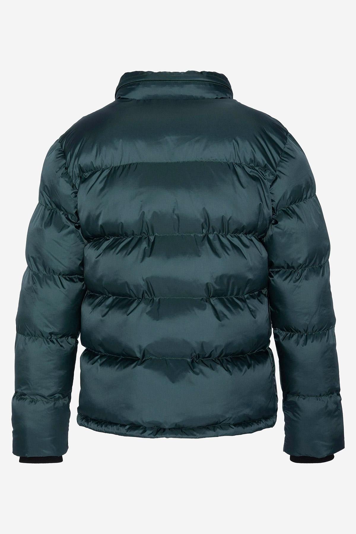  Green down jacket with hood - Image n°5