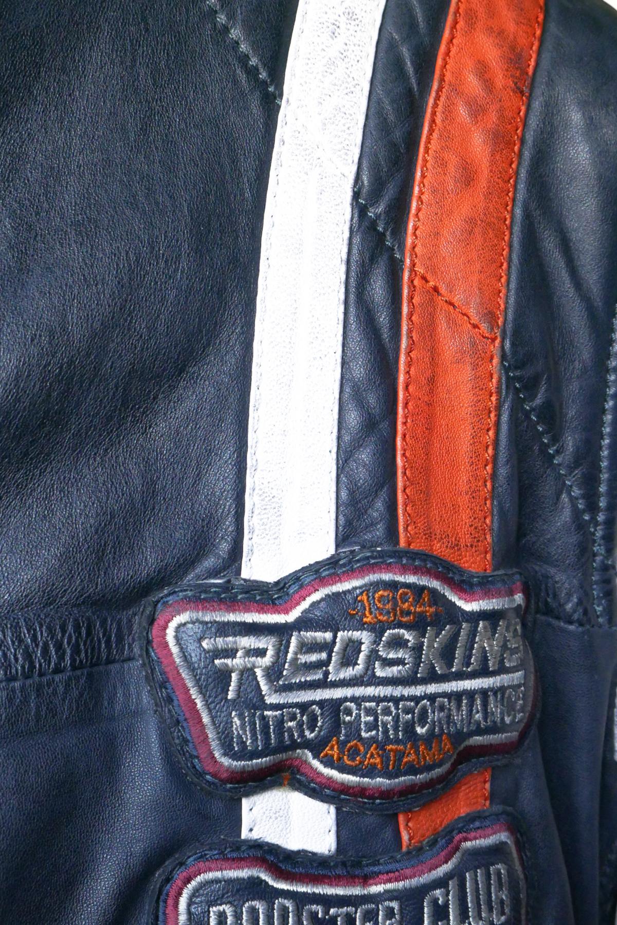 Men's racing style leather jacket - Image n°6