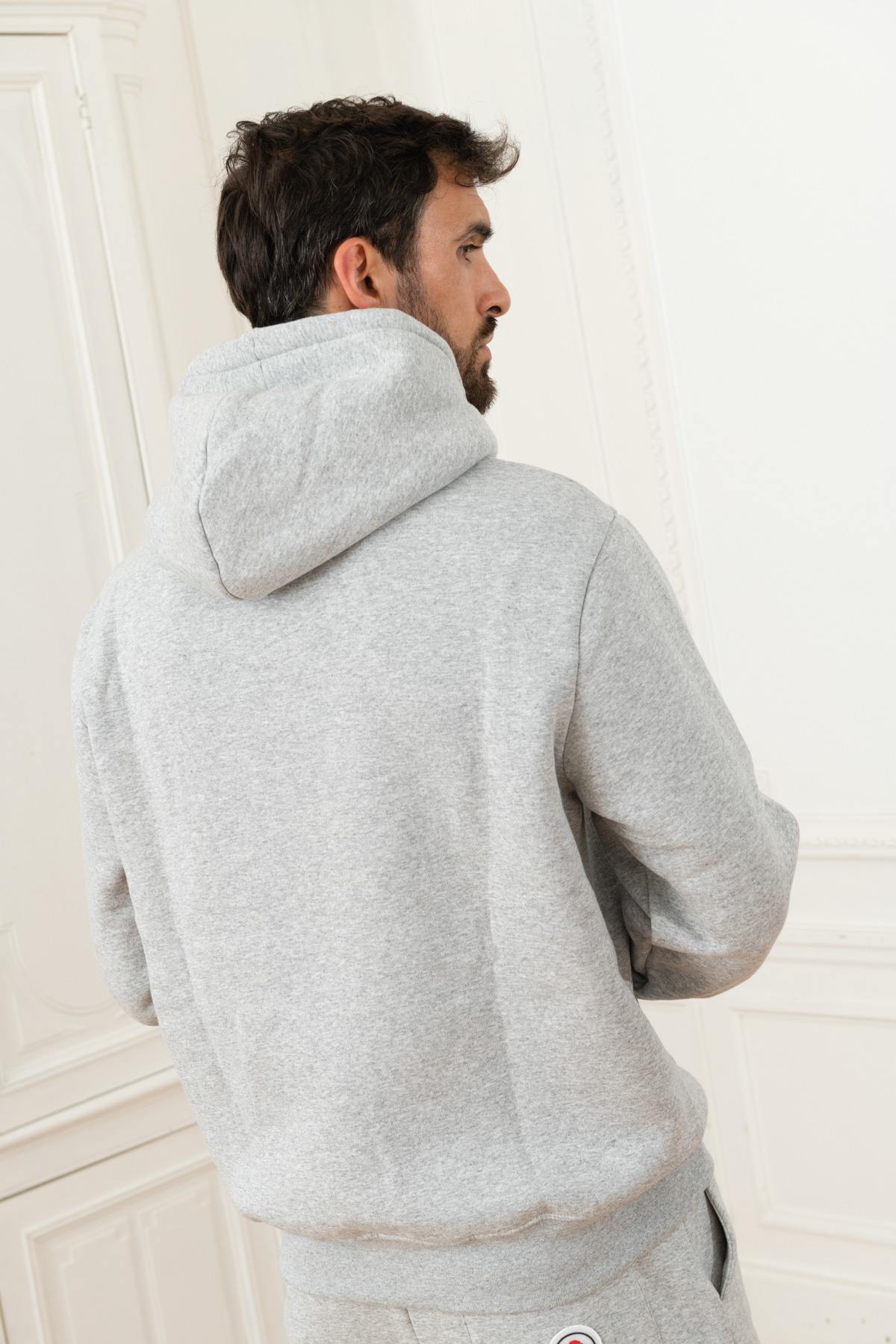 Heather gray streetwear sweater - Image n°3