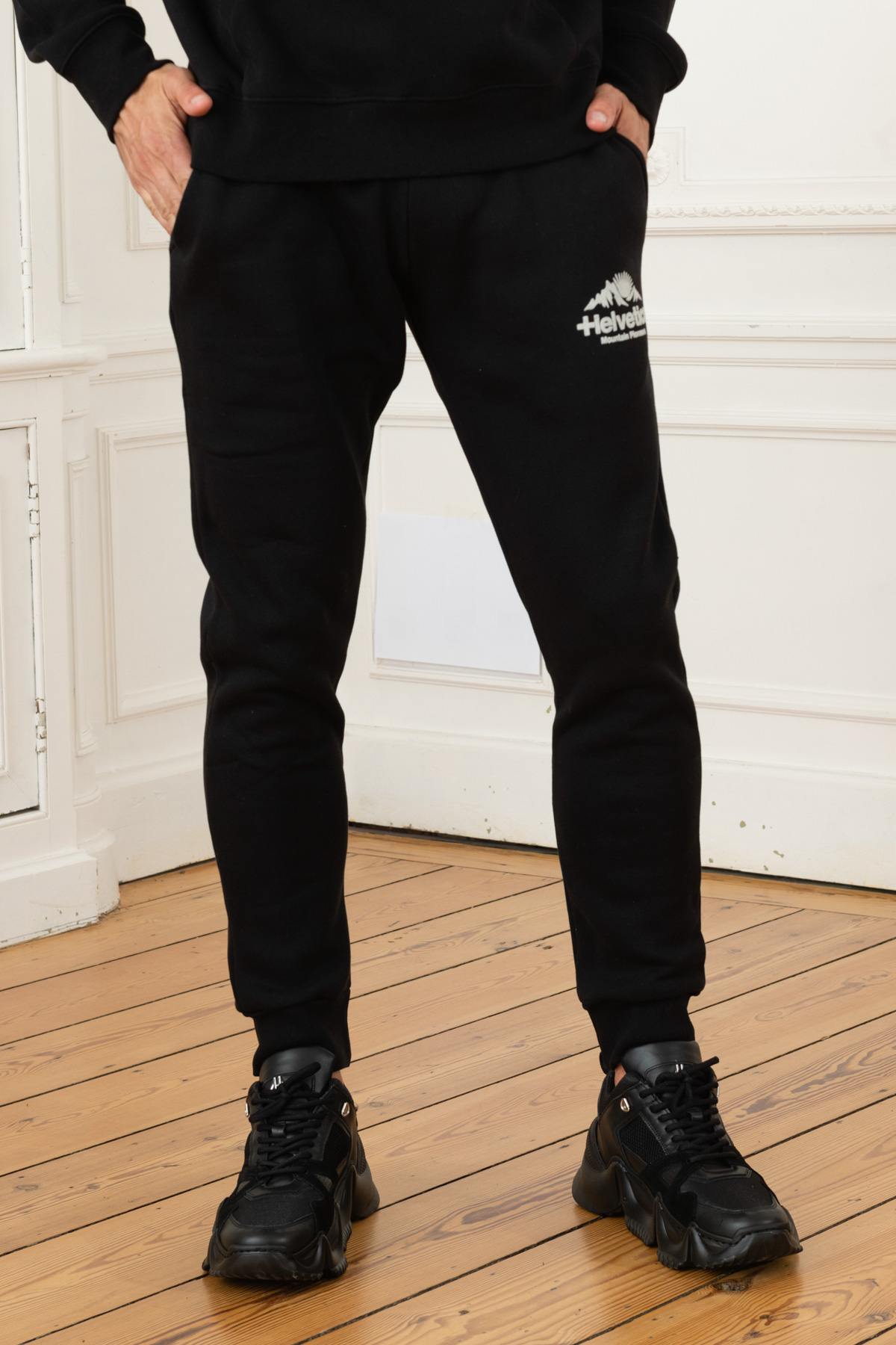 Black cotton streetwear pants - Image n°6