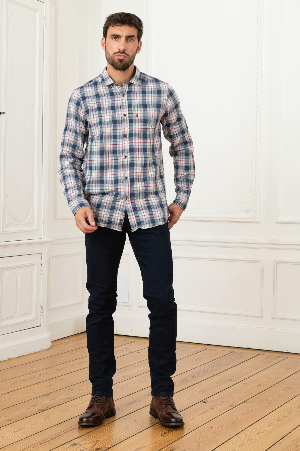 Men's checked shirt - Image n°3