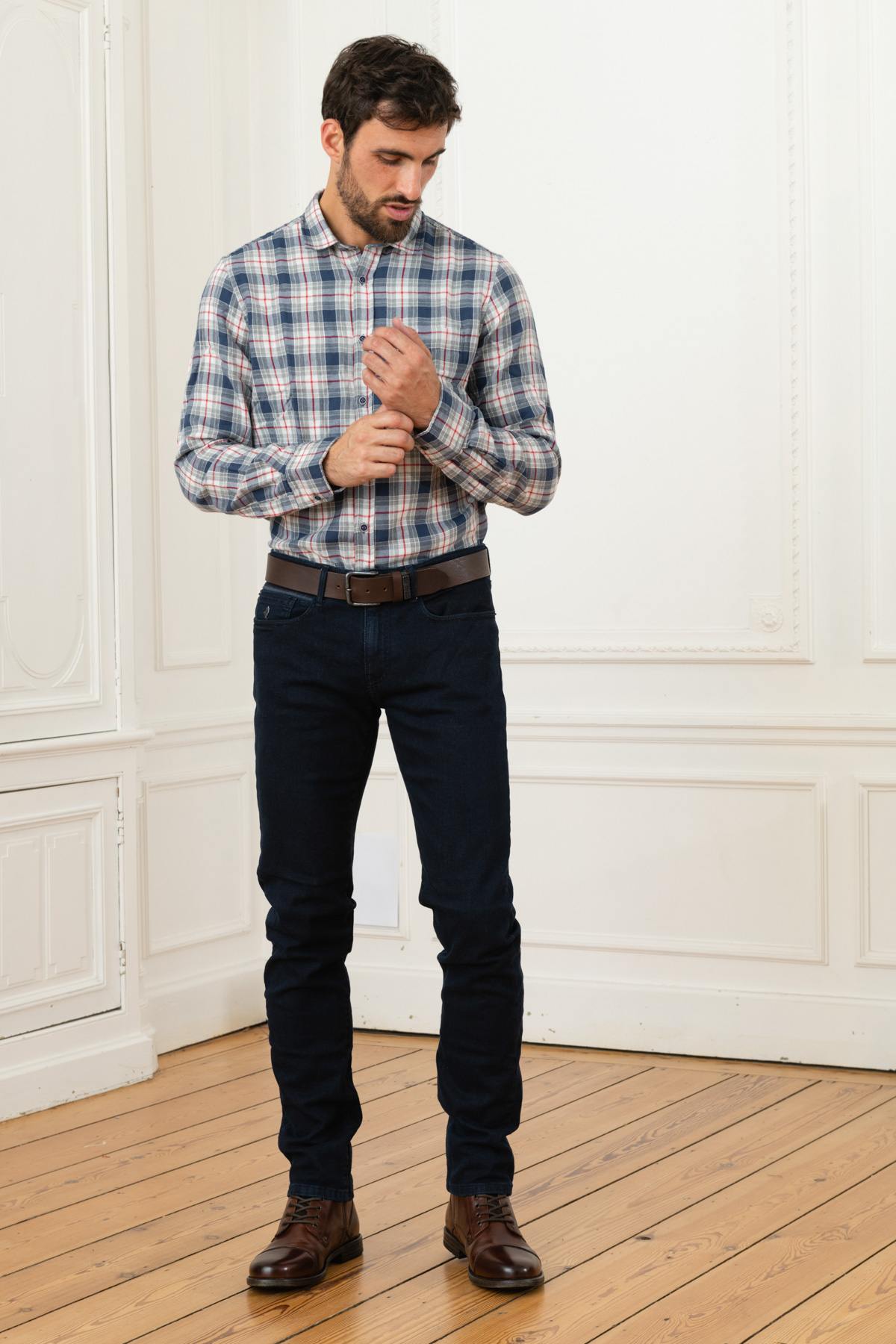 Men's checked shirt - Image n°6