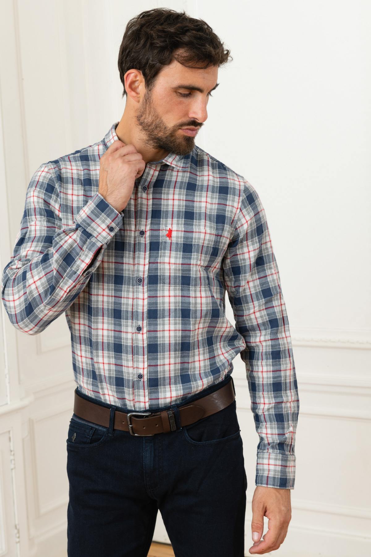 Men's checked shirt - Image n°1