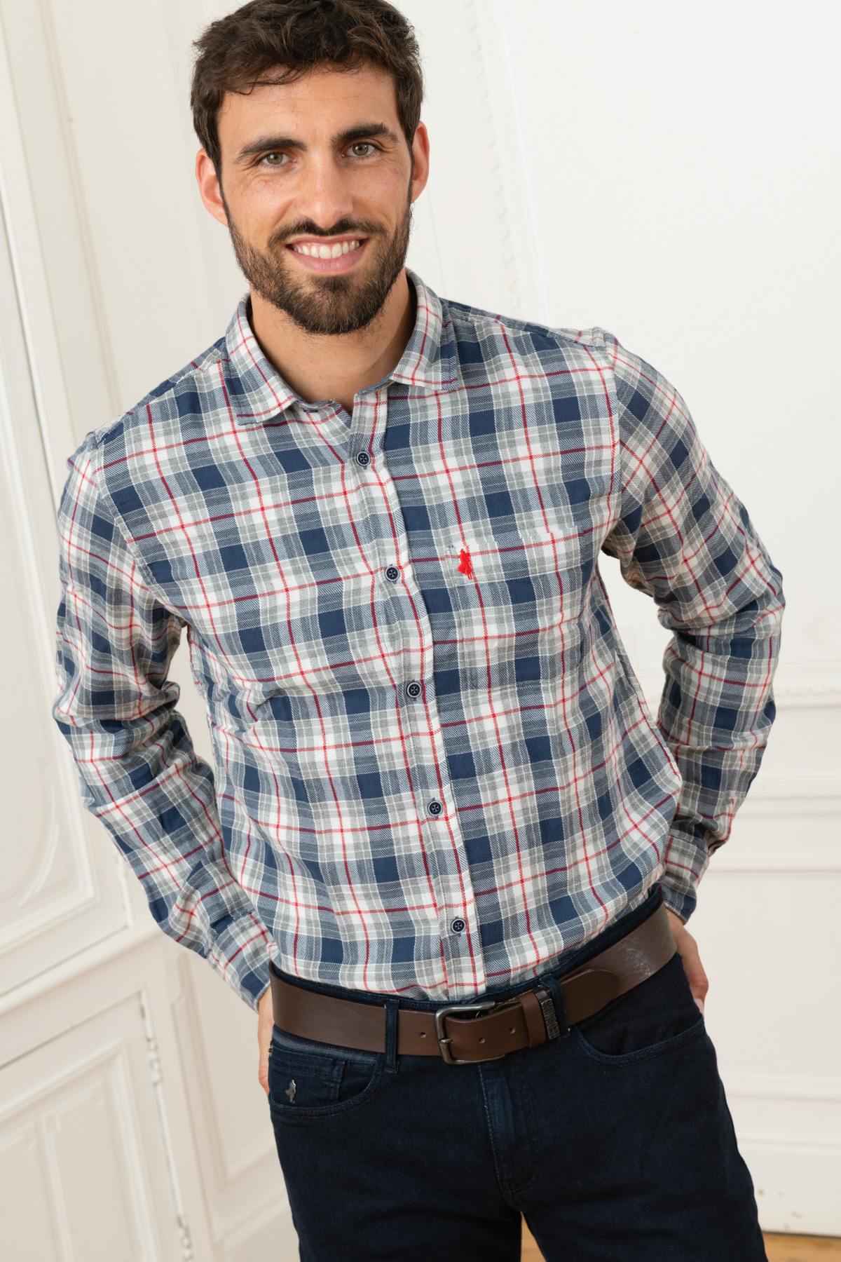 Men's checked shirt - Image n°5