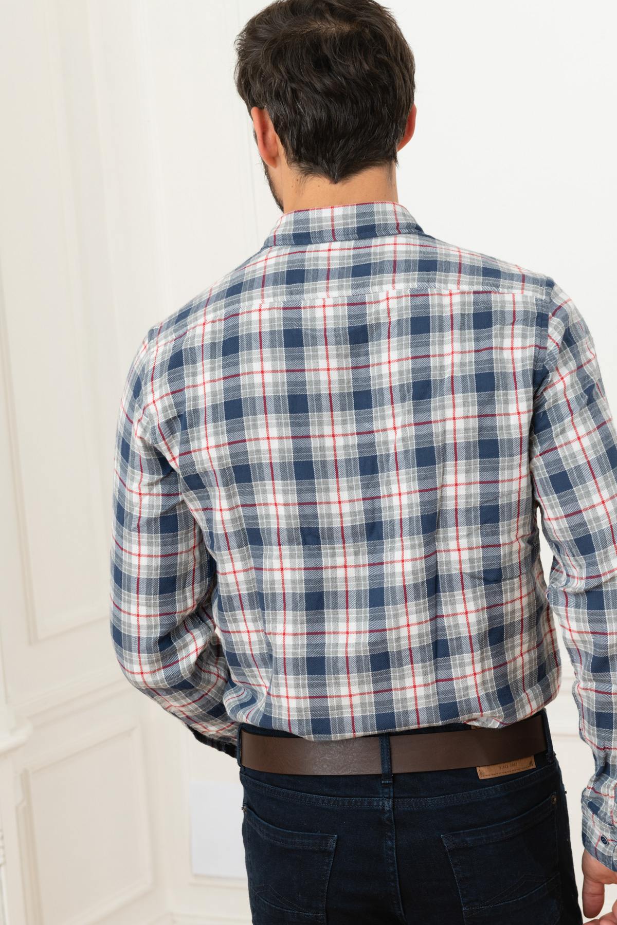 Men's checked shirt - Image n°4