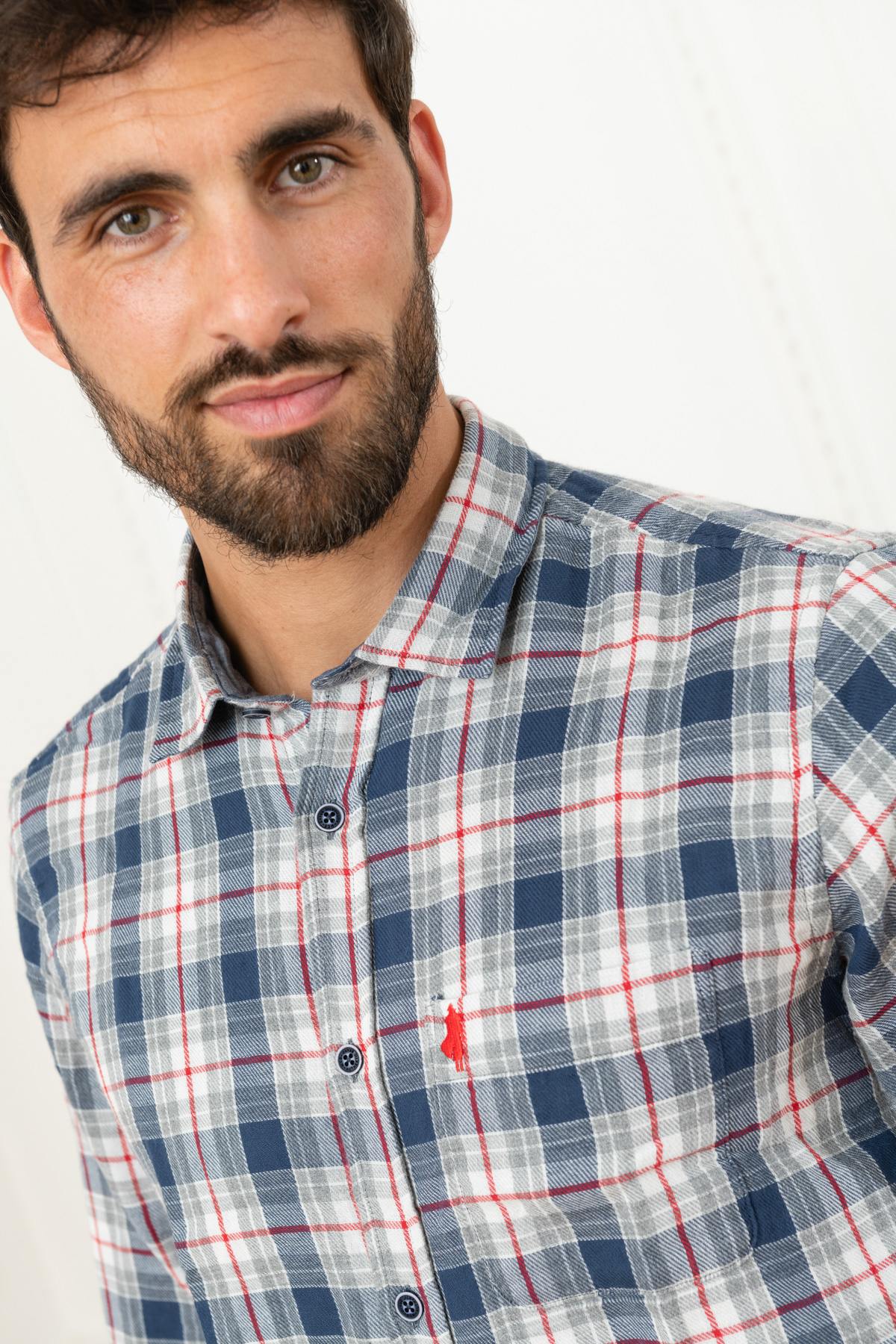 Men's checked shirt - Image n°2