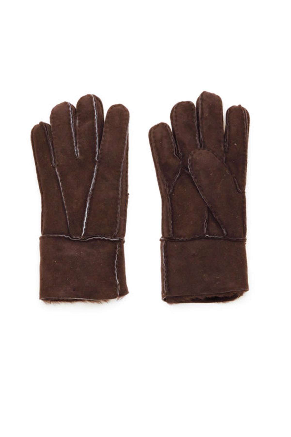 Warm shearling gloves - Image n°2