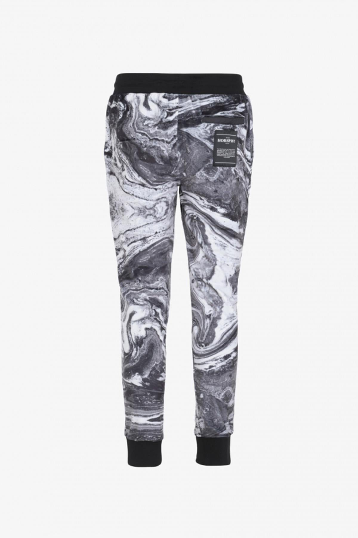 Velvet Gray Printed Sweatpants - Image n°2