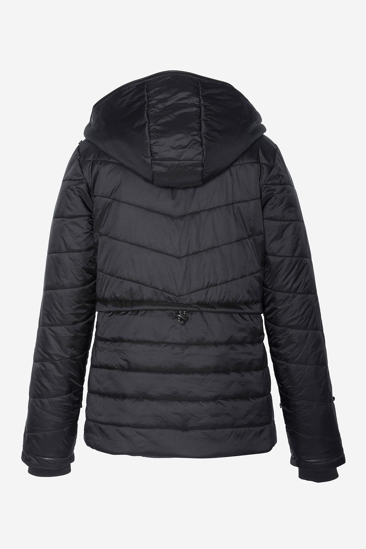 Black 3 in 1 parka - Image n°10