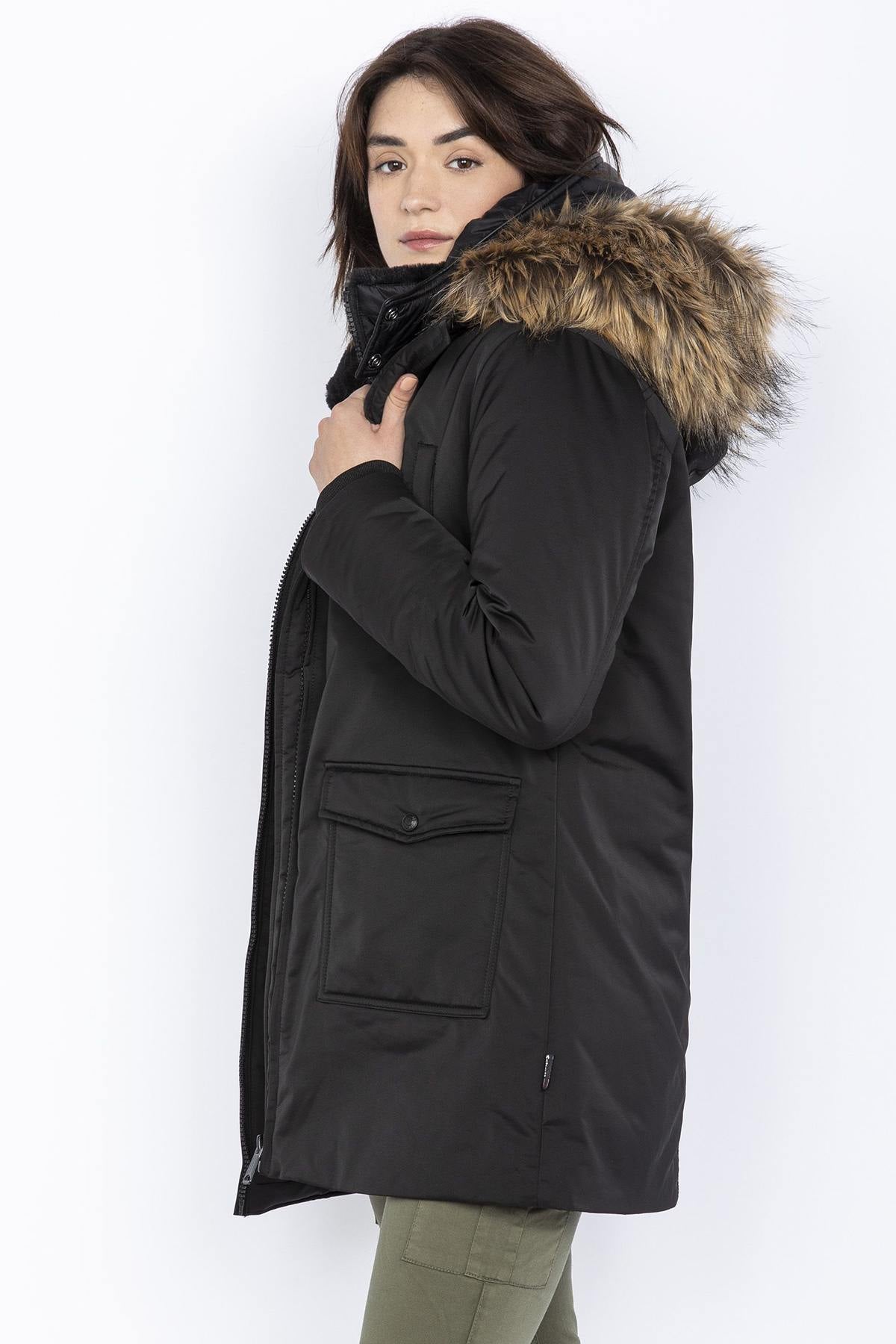 Black 3 in 1 parka - Image n°5