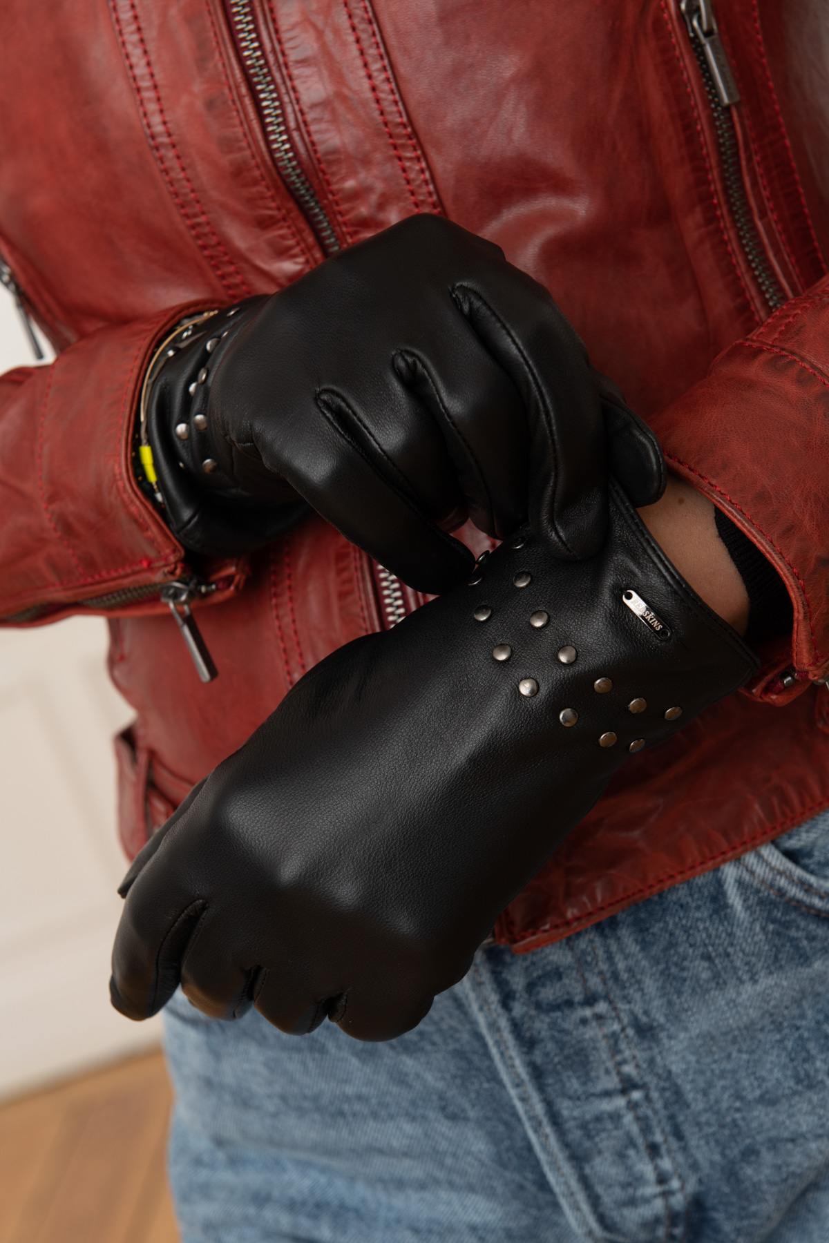 Women's lambskin gloves - Image n°1