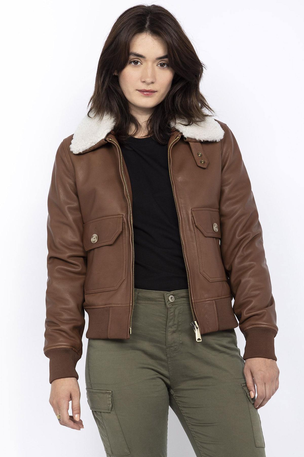 Women's G-1 pilot jacket - Image n°3