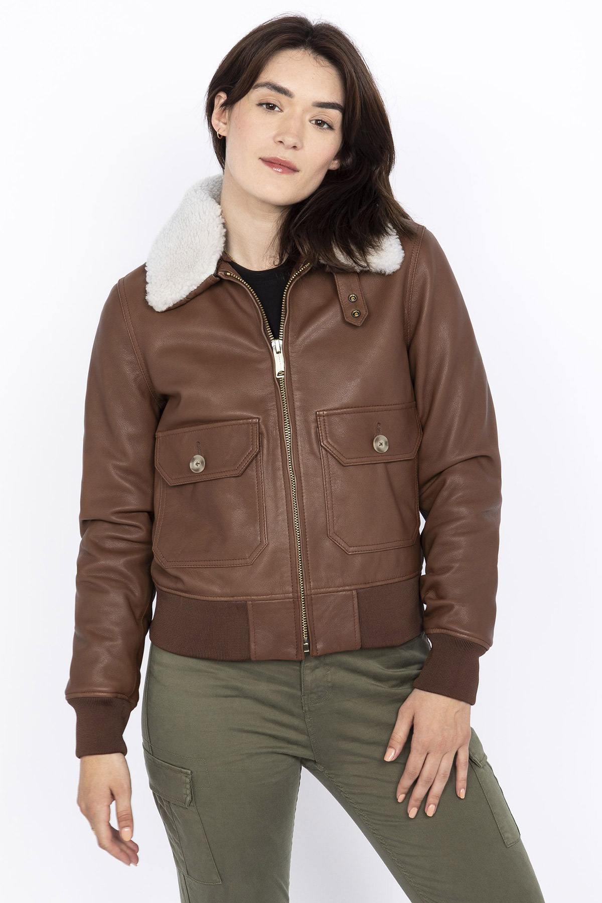 Women's G-1 pilot jacket - Image n°1