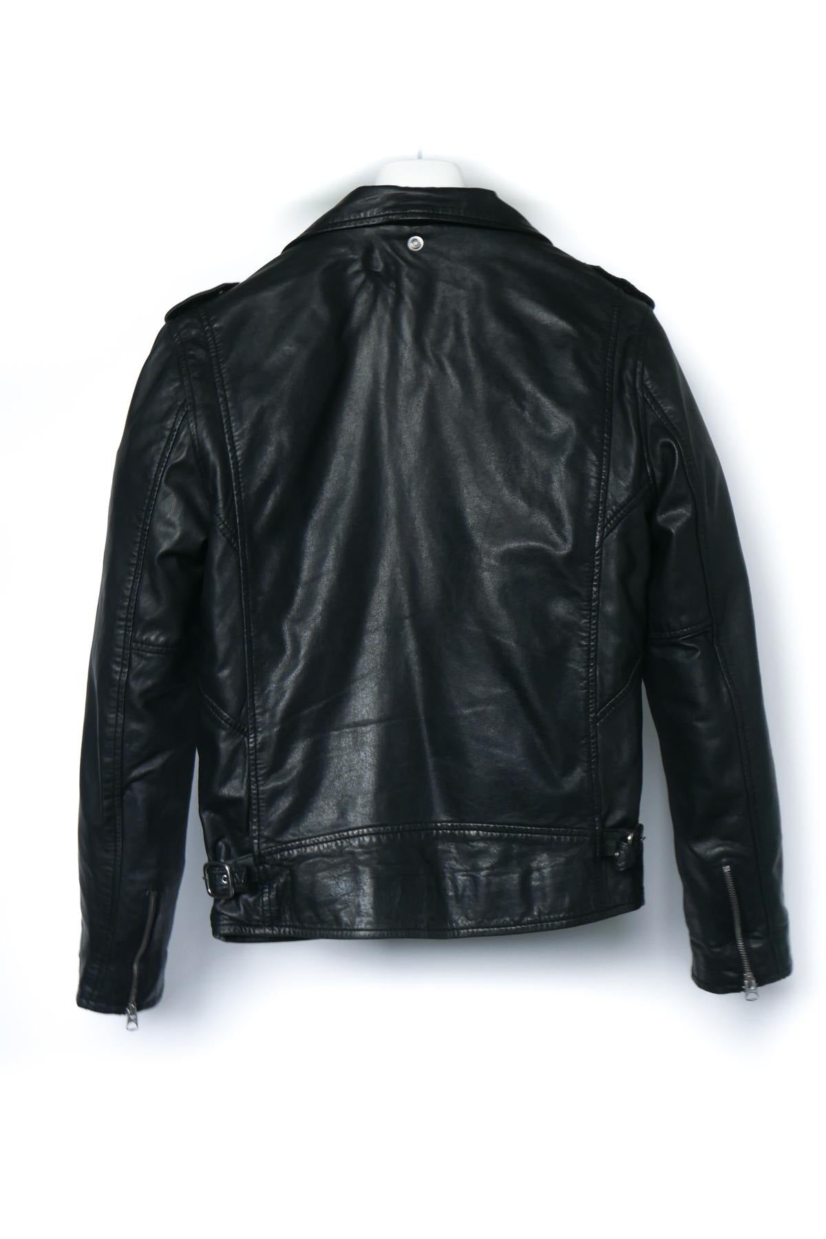 LC1140 men's perfecto in black leather - Image n°3