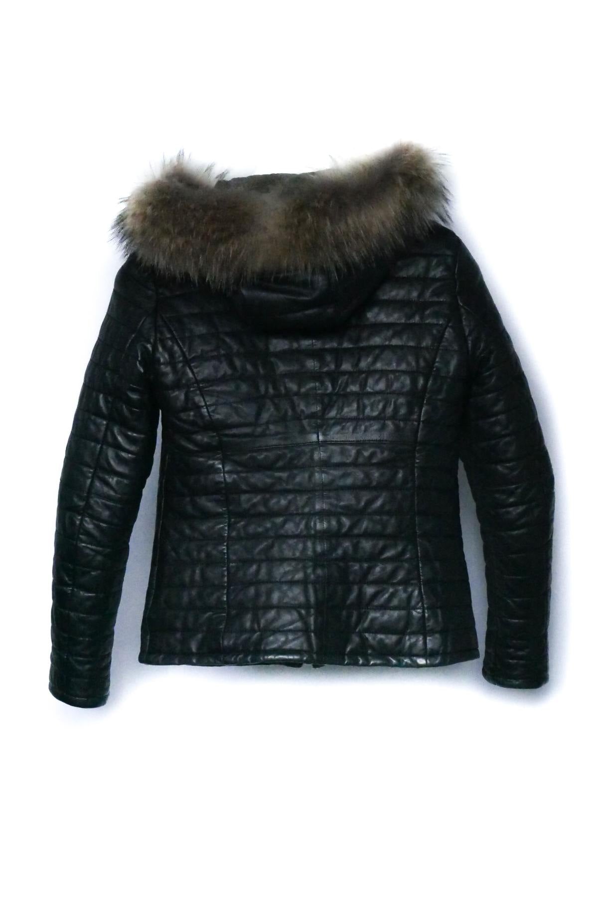 Women's sheepskin down jacket - Image n°2