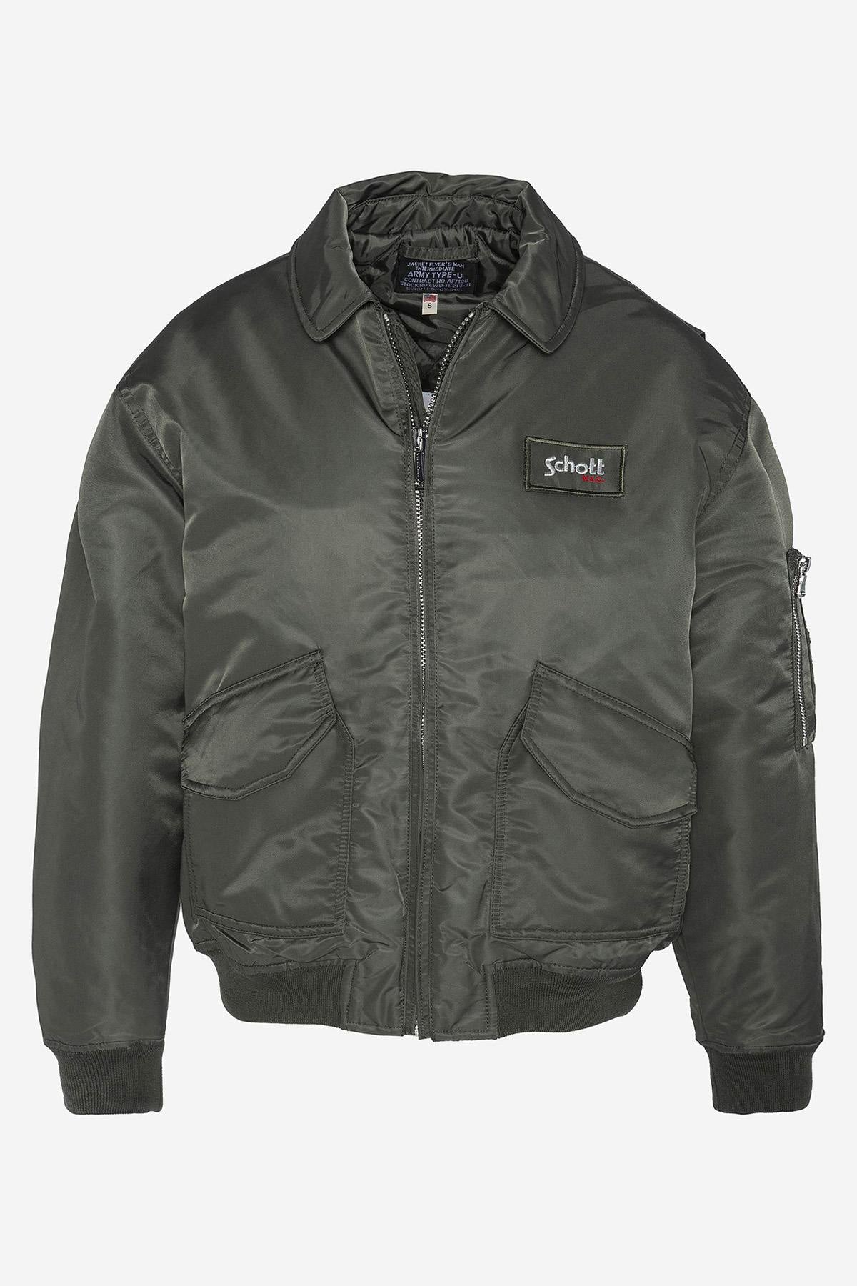 Retro 90's khaki green bomber jacket - Image n°6