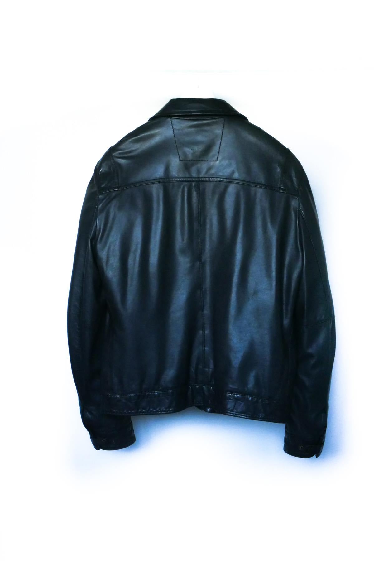 Classic black jacket with shirt collar - Image n°2