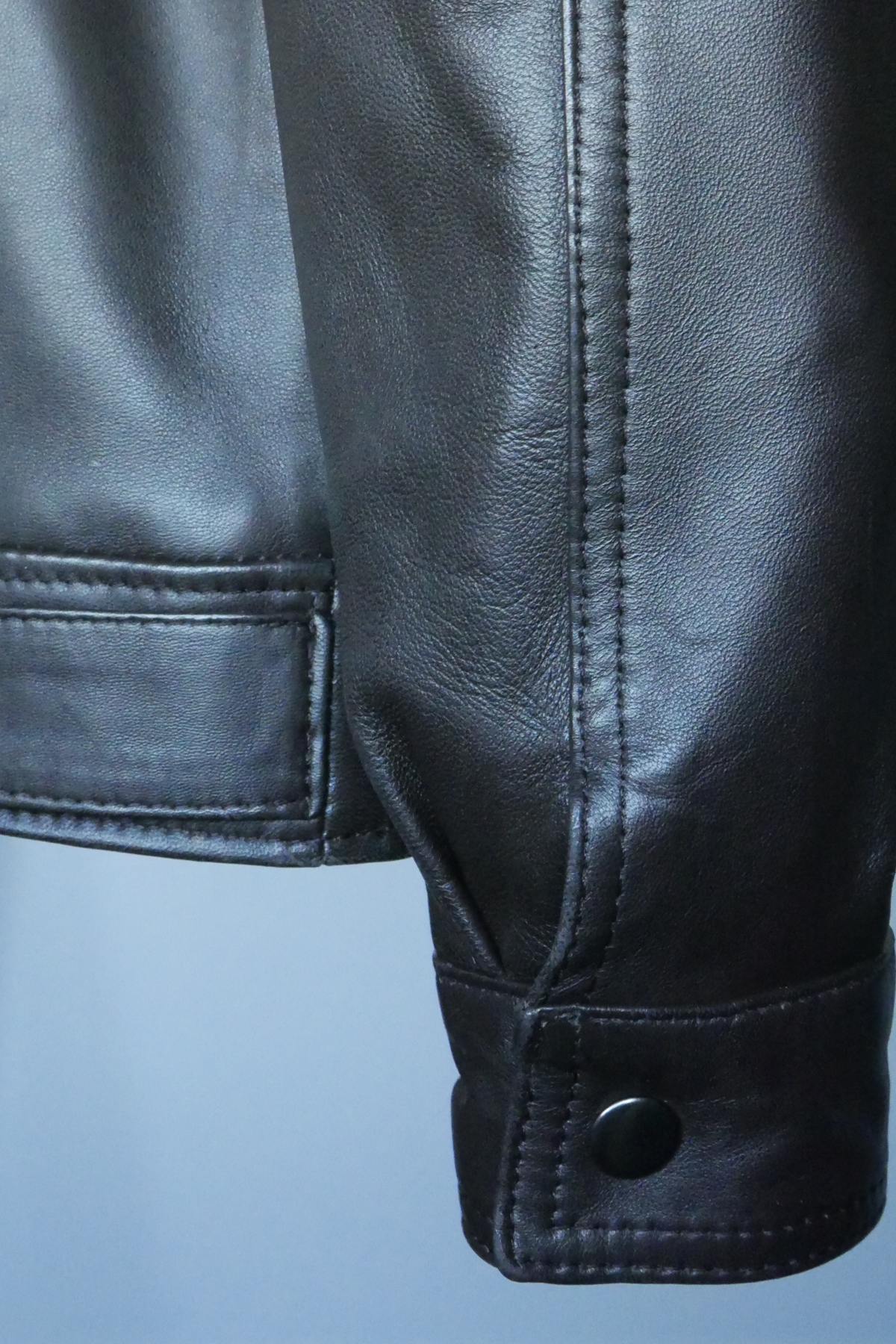 Fine lambskin leather jacket - Image n°2