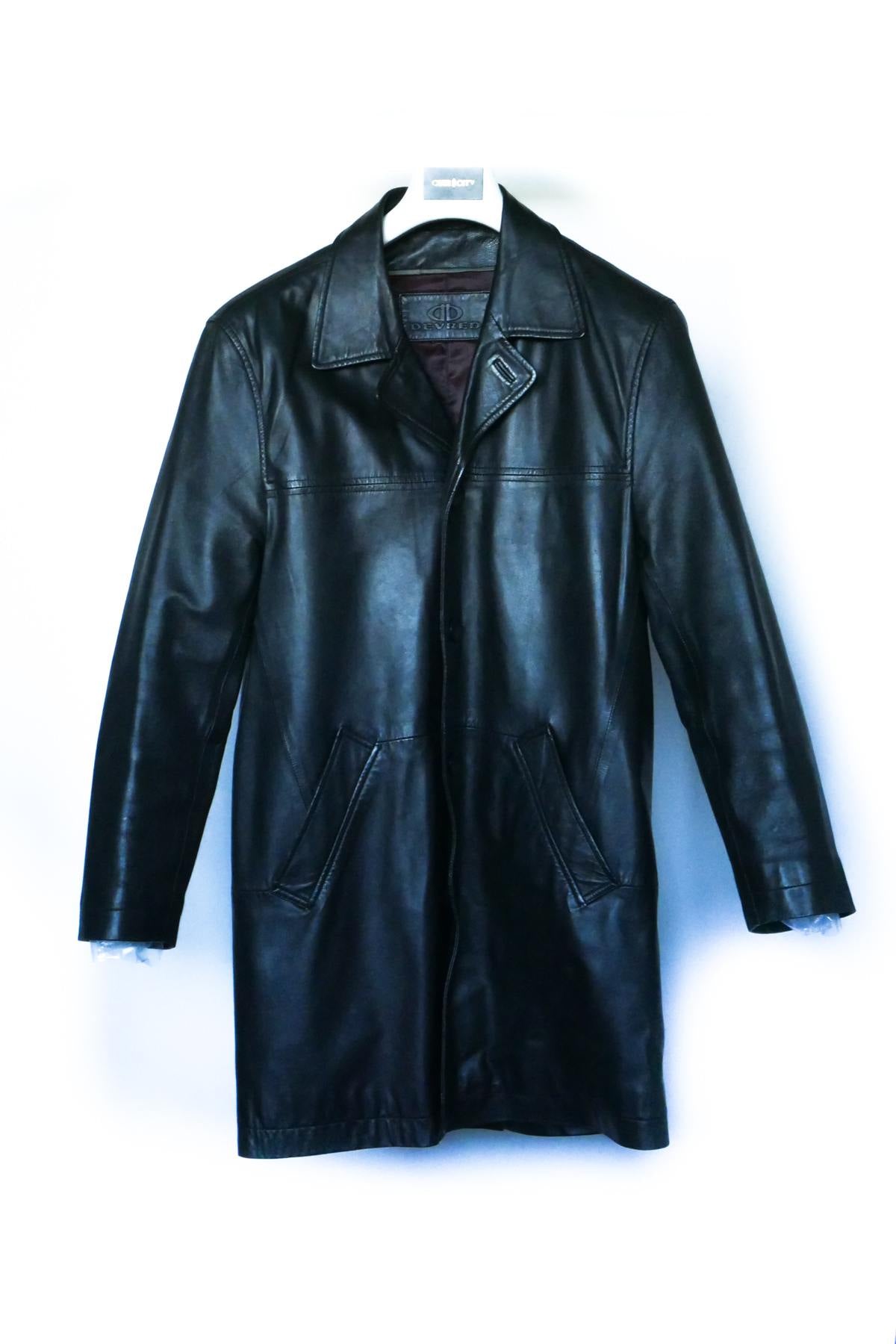 Long Black Jacket for Men - Image n°2