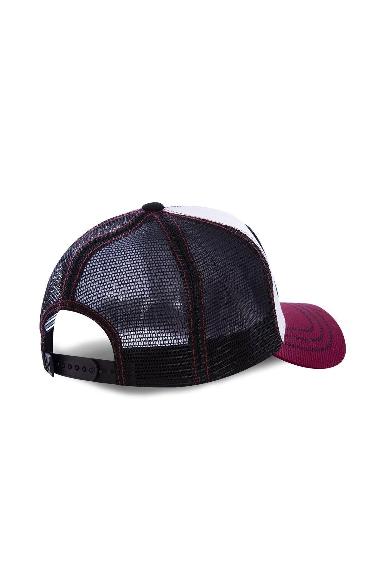 White and burgundy Awesome Turtle Dragon ball cap - Image n°3