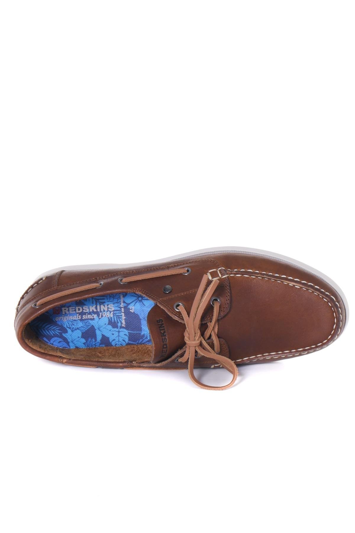 Cognac leather boat shoes - Image n°10