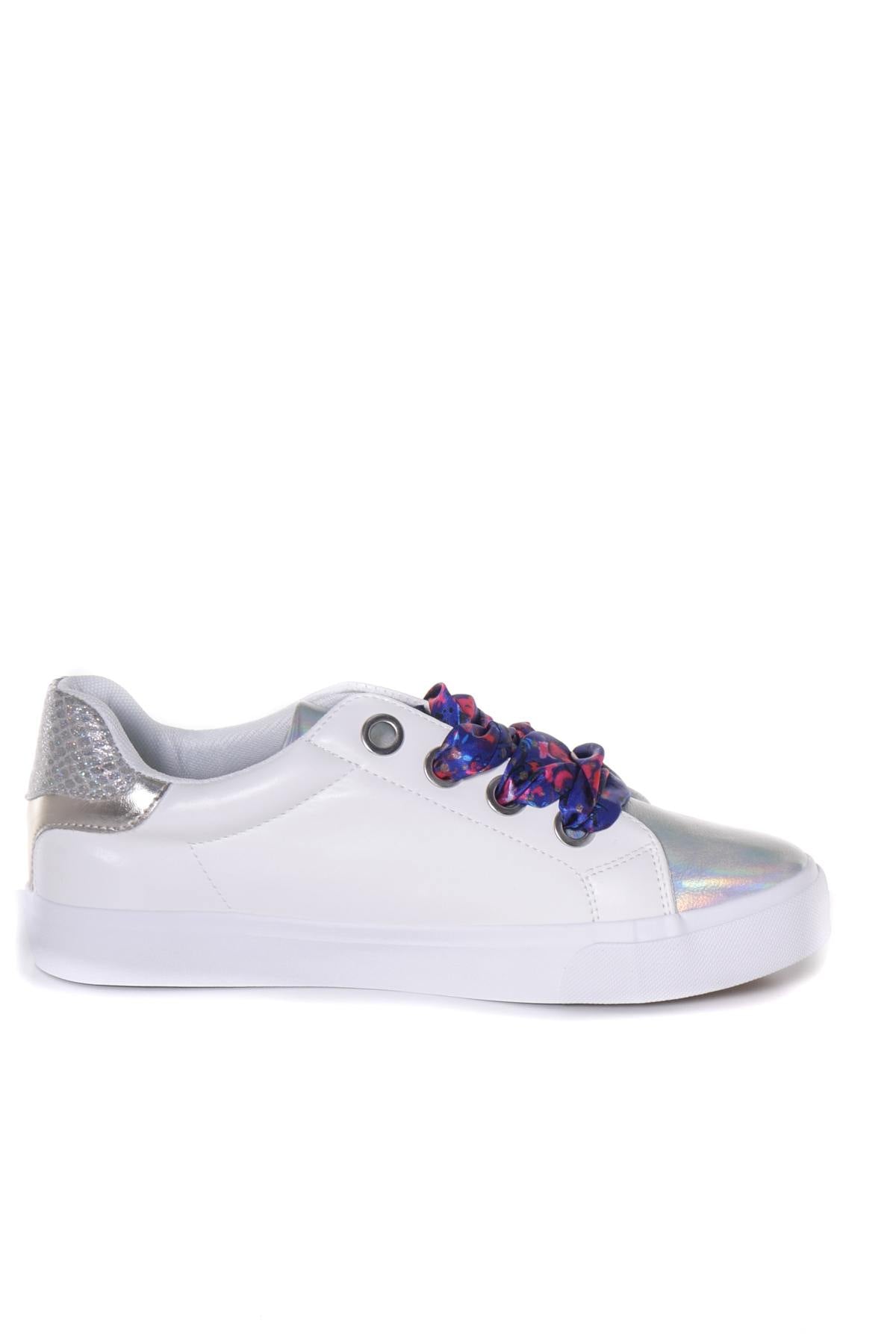 Women's white sneakers - Image n°9