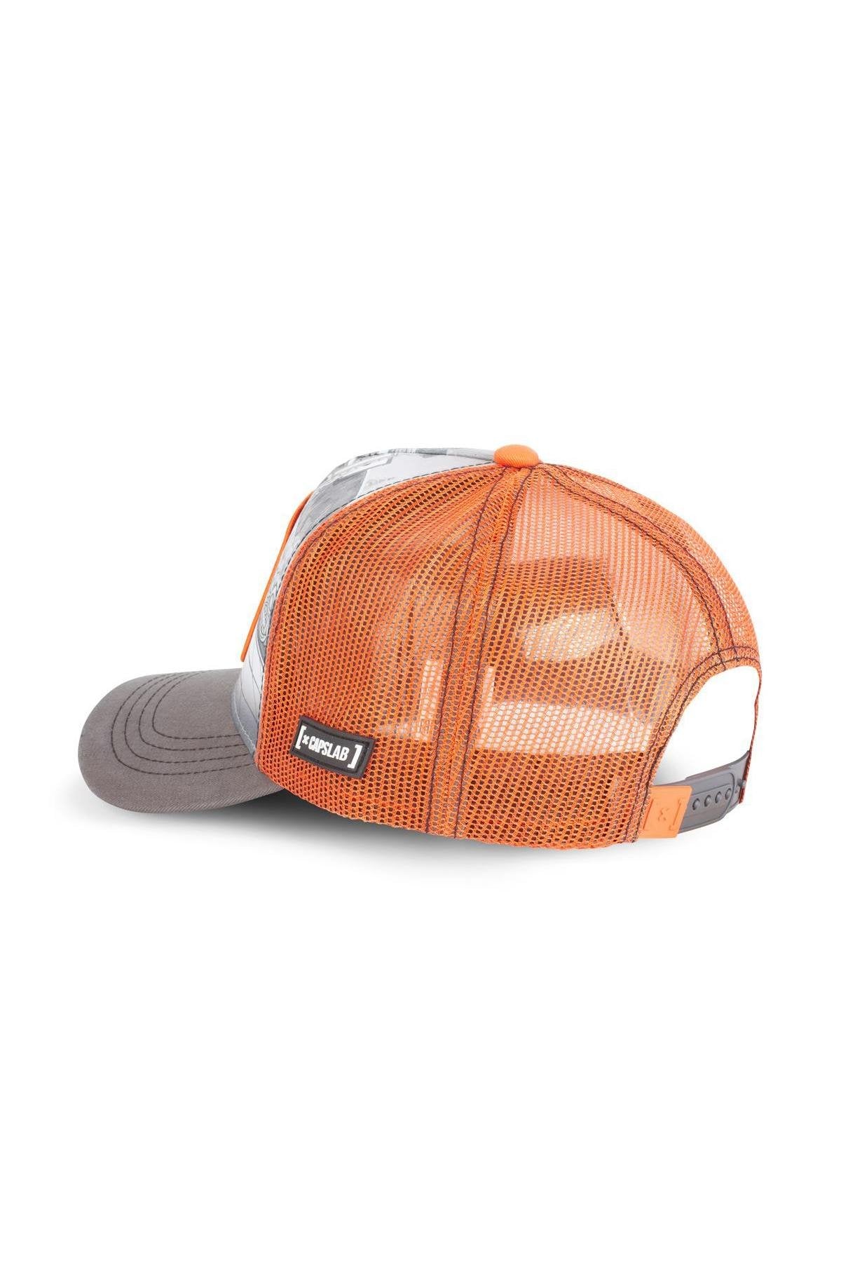 Krillin Dragon Ball cap gray orange - Image n°3