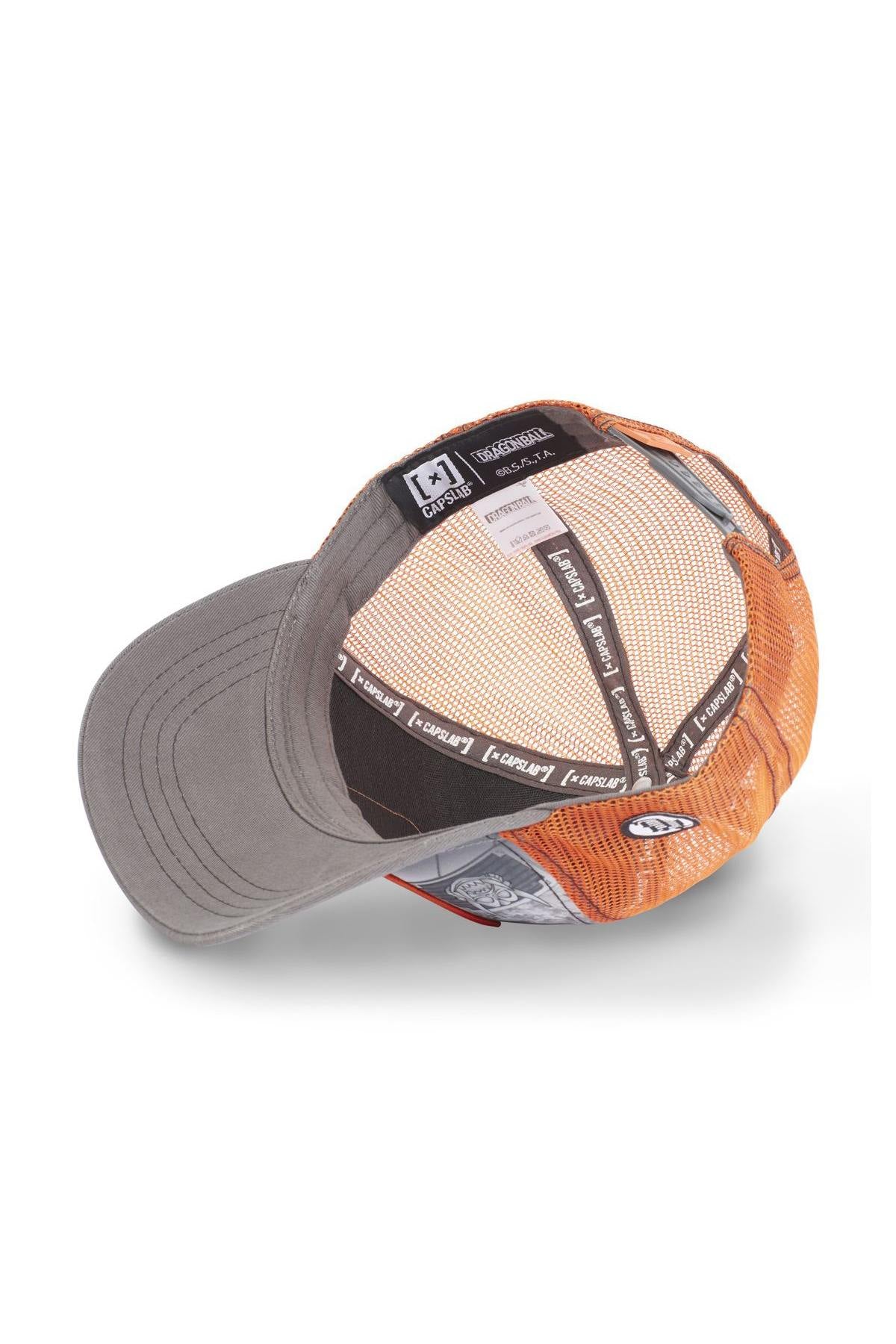 Krillin Dragon Ball cap gray orange - Image n°4