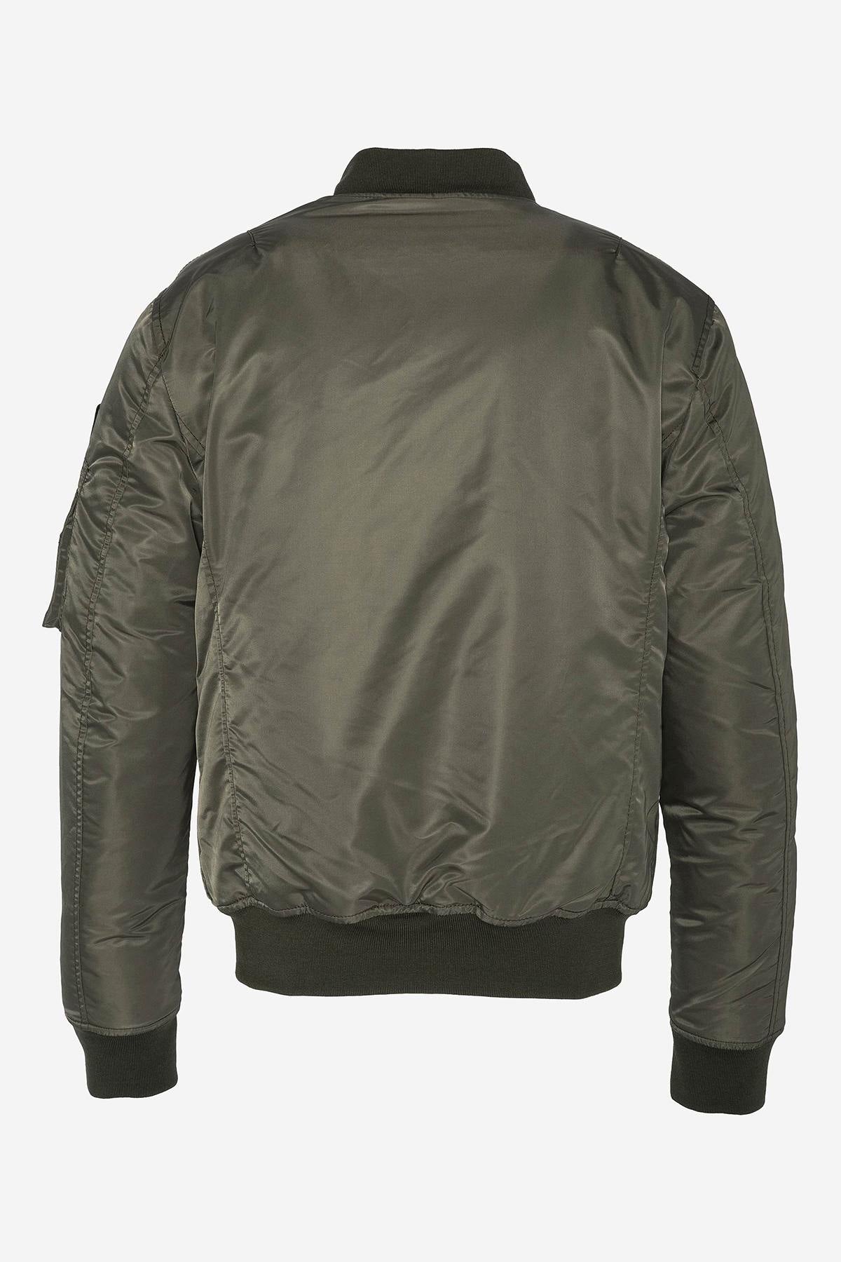 Men's khaki MA-1 bomber jacket - Image n°7