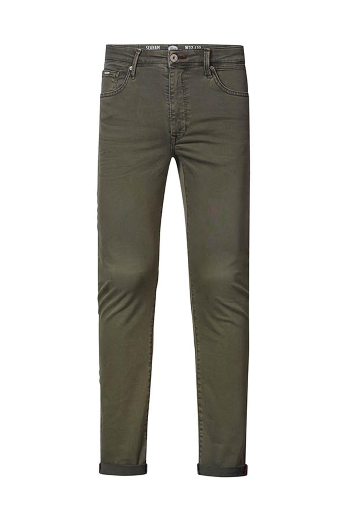 Men's khaki slimfit jeans - Image n°4