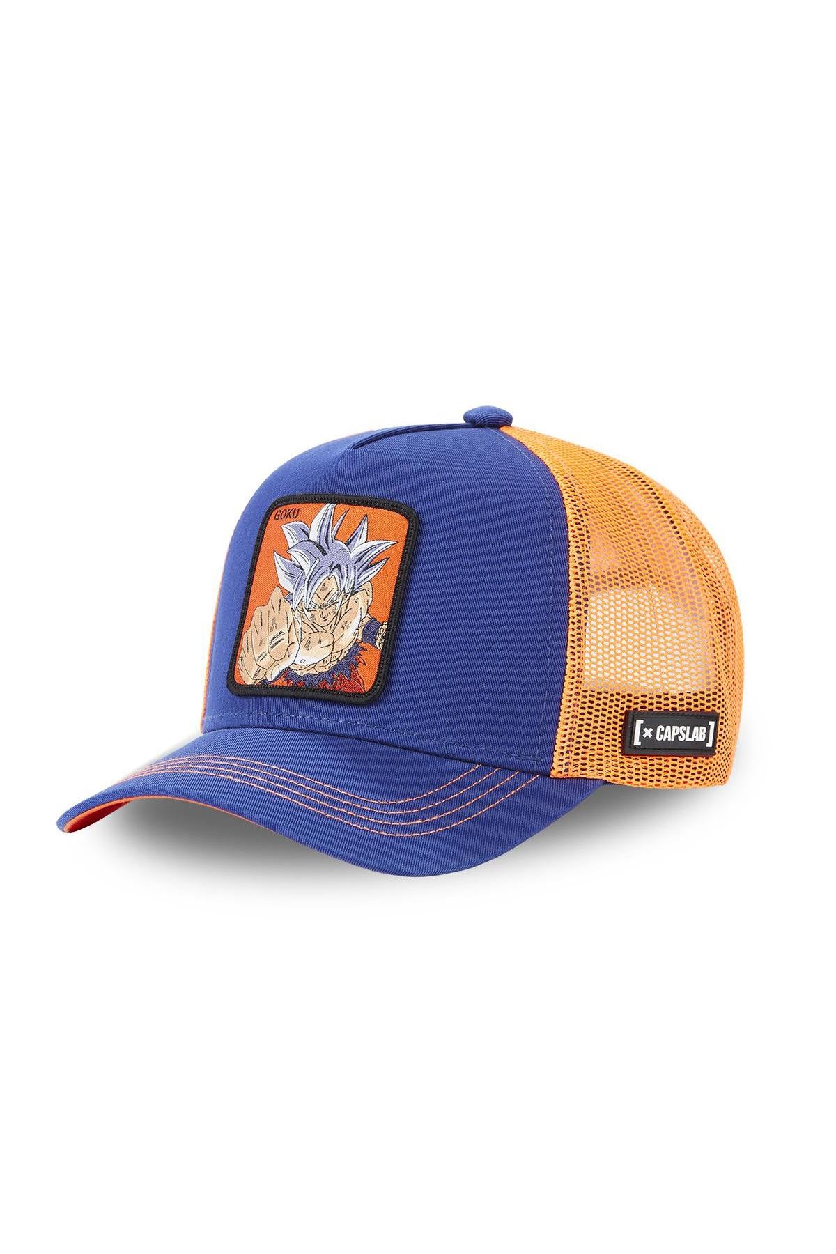 Blue and orange Goku Dragon ball super cap - Image n°1