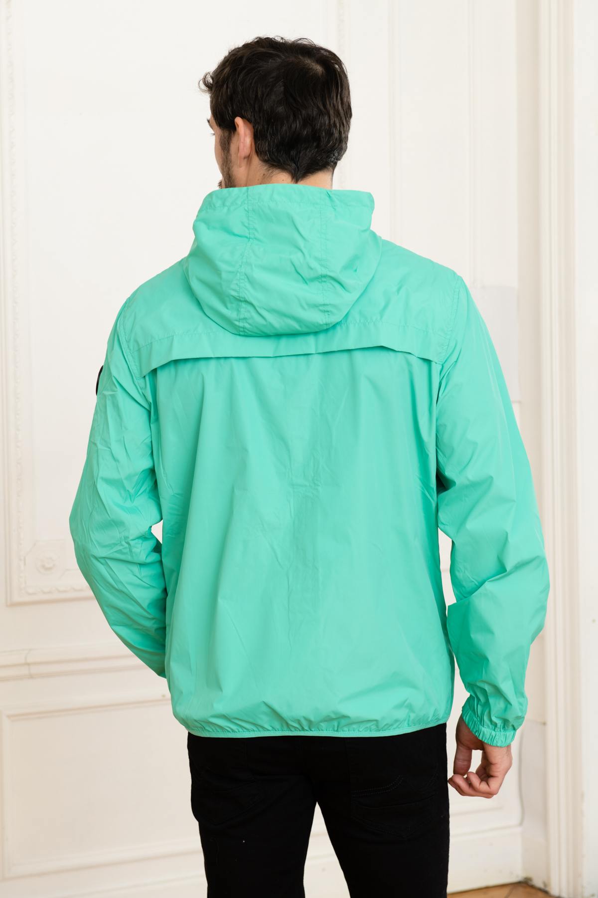 Blue green windbreaker jacket - Image n°6