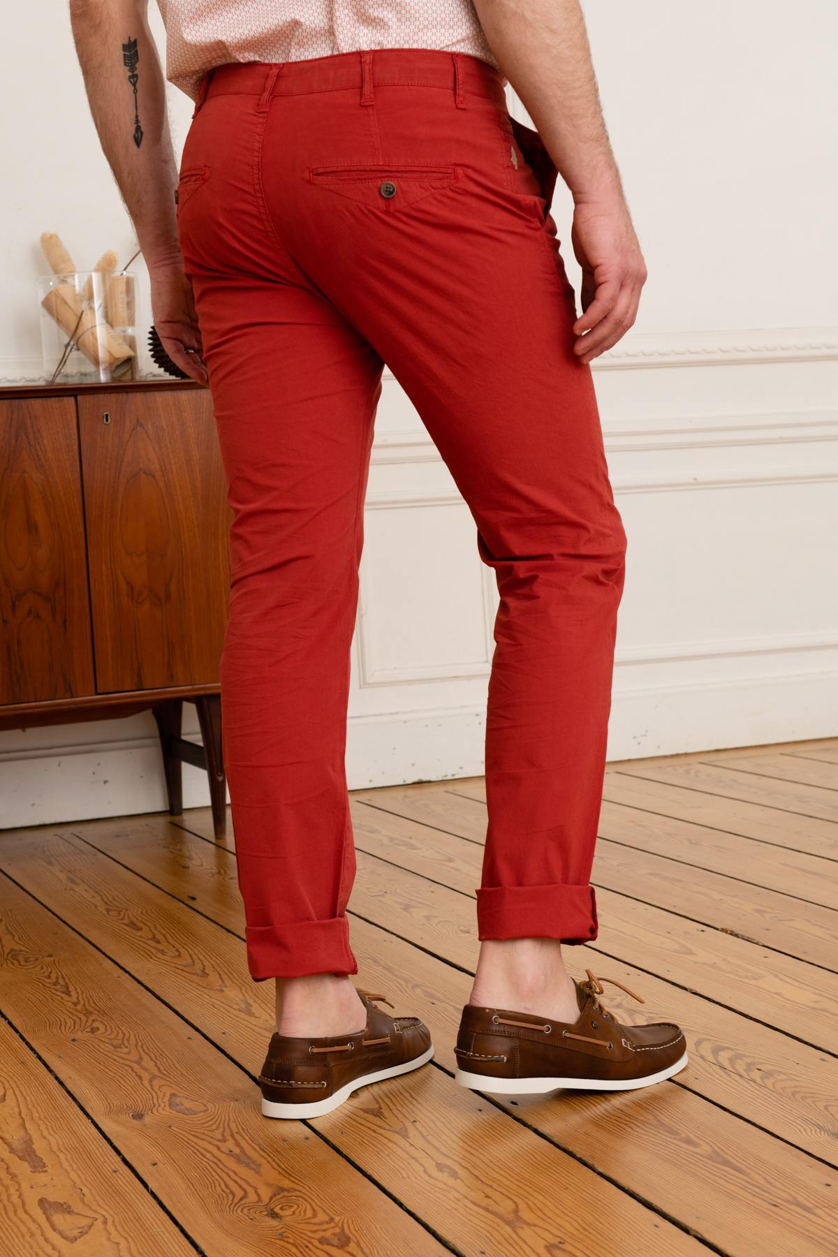 Men's brick red pants - Image n°2