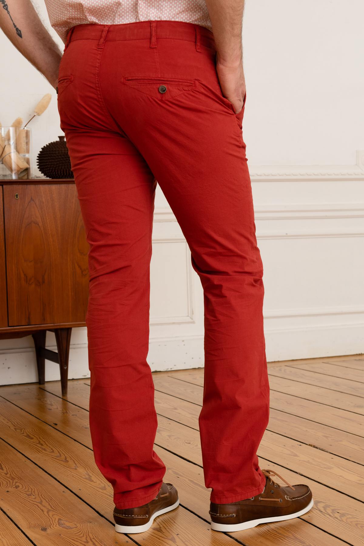 Men's brick red pants - Image n°5